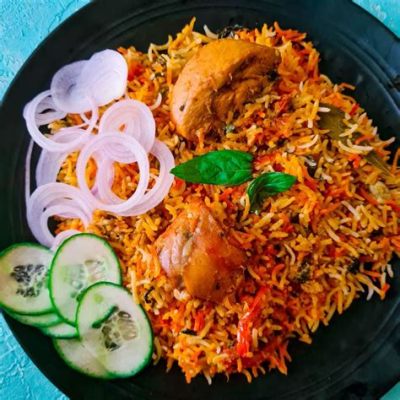  Biryani Karachi: Tái hiện hương vị nồng nàn của gia vị và sự mềm mại tan chảy của thịt!